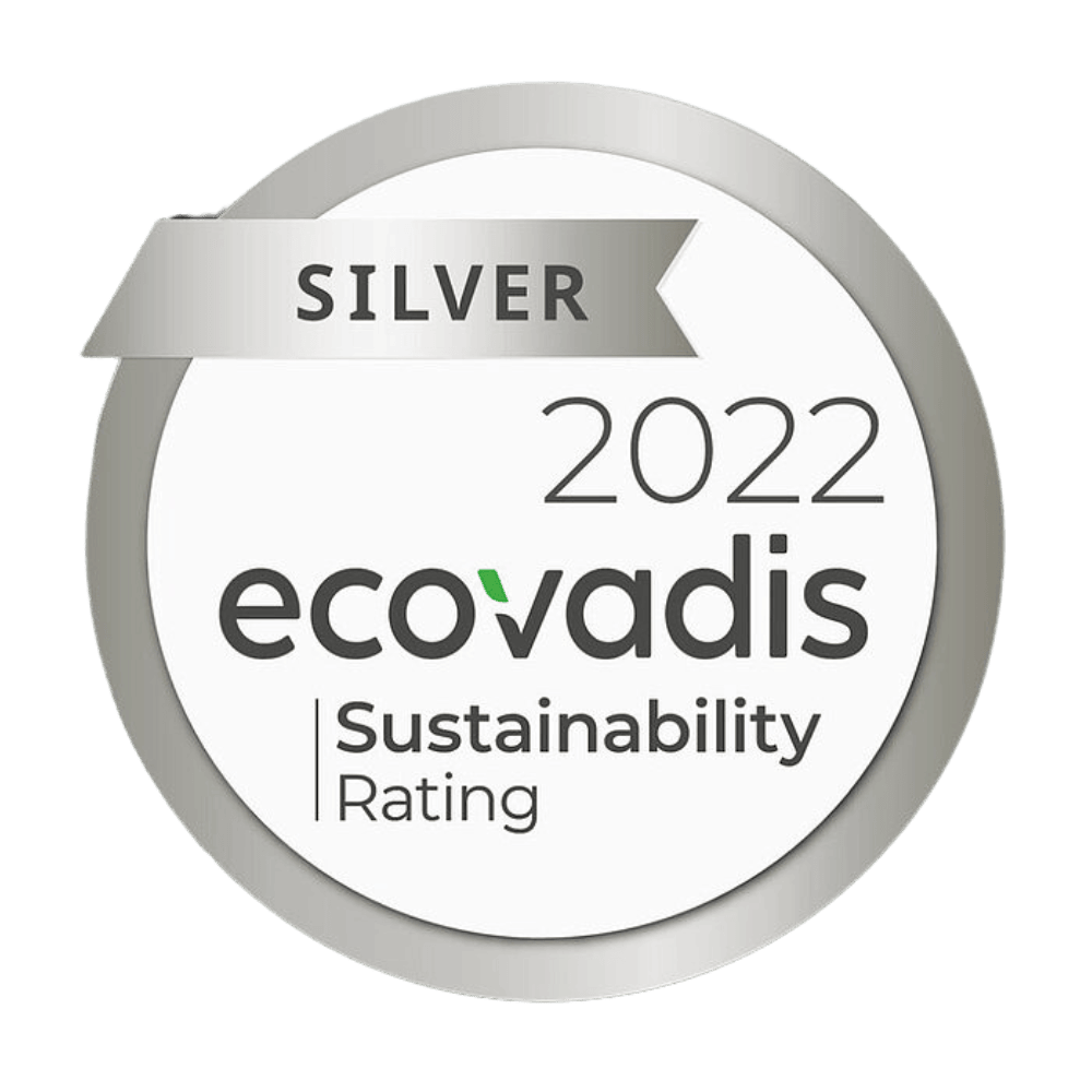 Ecovadis ezüst minősítése